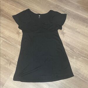 SO Black Textured Top